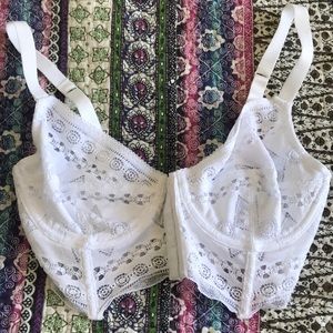 Free people white bralette
